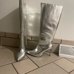 MIA Silver Heeled Boots